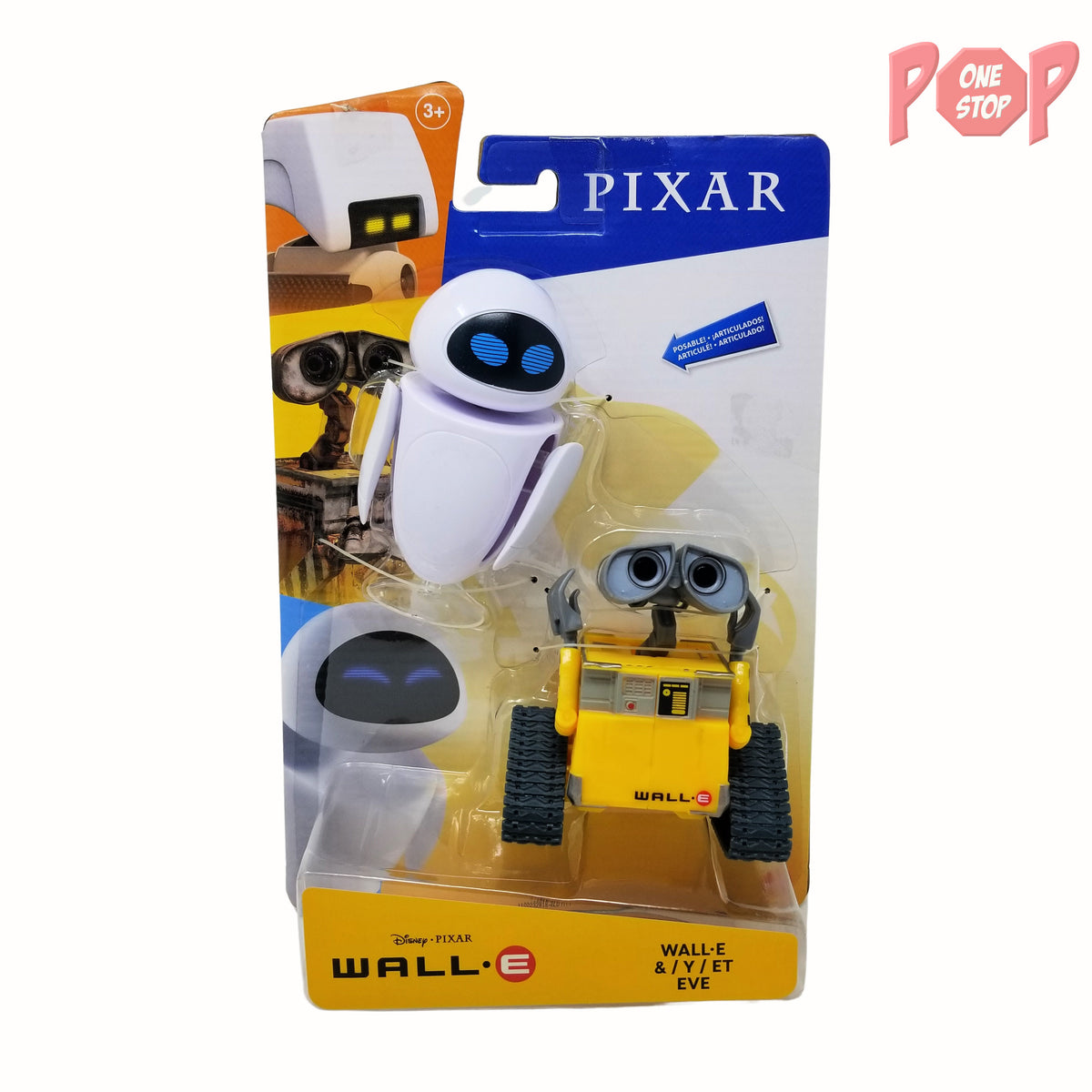 Disney Pixar Wall-E And Eve Action Figure Robot Toys Movie Posable New in  Box