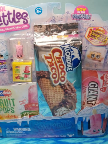 Shopkins Real Littles Lot Of 8 - Ice Cream - Popsicles - Klondike