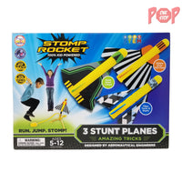 Stomp Rocket - 3 Stunt Planes (STEM)