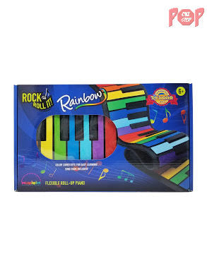 Rock and Roll It! Rainbow Flexible Roll-Up Piano