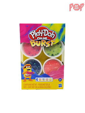 Play-Doh - Color Burst Bright 4 Pack