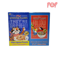 Kellogg's Retro Froot Loops/Frosted Flakes 50 piece jigsaw puzzles (2 pack)