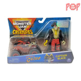 Monster Jam Creatures - Pirate's Curse & Captain Black - Vehicle/Figure Set
