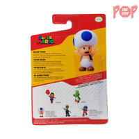 Super Mario - Blue Toad 2.5" Action Figure
