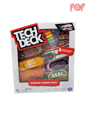 Tech Deck - SK8SHOP Bonus Pack (6 Fingerboards)