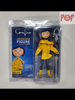 NECA Coraline Articulated Figure (Yellow Raincoat)