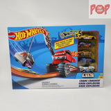 Hot Wheels - City - Crane Crasher Playset