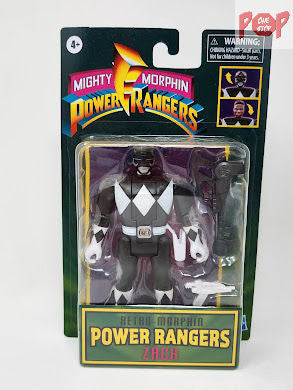Mighty Morphin Power Rangers - Retro-Morphin Power Rangers - Zack (Black Ranger) Action Figure