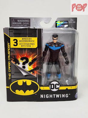 Batman - The Caped Crusader - Nightwing (Black/Blue) 4" Action Figure