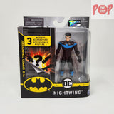 Batman - The Caped Crusader - Nightwing (Black/Blue) 4" Action Figure