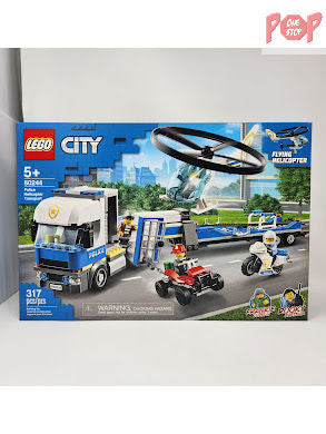 Lego City - Police Helicopter Transport (60244) - 317 Pieces (Retired)