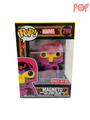 Funko POP! - Marvel - Magneto - 799 - Blacklight (Target Exclusive)