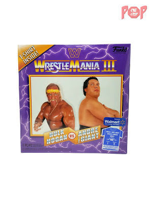 Funko Tee Shirt - Wrestlemanio III - Hulk Hogan vs Andre the Giant (Large)