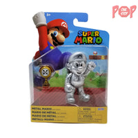 Super Mario - Metal Mario Action Figure with Trophy