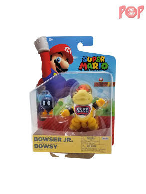 Super Mario - Bowser Jr. Action Figure with Bob-omb