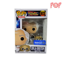Funko POP! Movies - Back to the Future - Doc & Einsten (972) [Walmart Exclusive]