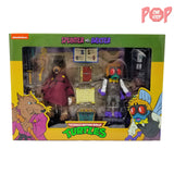 NECA - Teenage Mutant Ninja Turtles - Splinter vs Baxter Figure Set