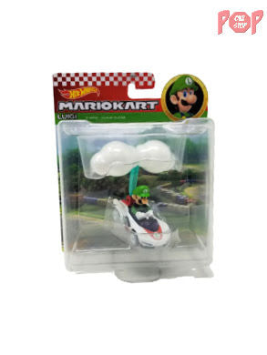 Hot Wheels - Mario Kart - Luigi - P-Wing + Cloud Glider
