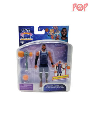 Space Jam - A New Legacy - LeBron James with Acme B-Ball Blocker Action Figure