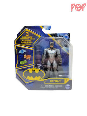 Batman - Silver/Gray Batman 4" Action Figure (Rare)