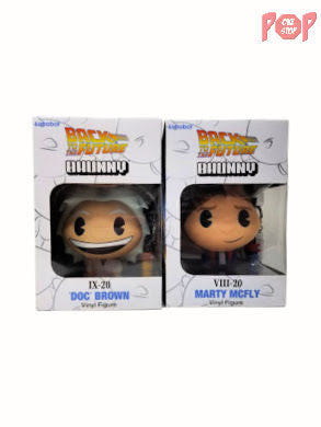 BHUNNY - Back to the Future - Marty McFly (VIII-20) & Doc Brown (XI-20) Vinyl Figure