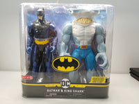 Batman - Batman & King Shark - 12" Action Figures Plus Comic Book (Target Exclusive)