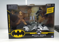 Batman - Batcycle Batman vs Clayface - 4" Action Figures