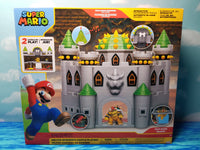 Super Mario - Deluxe Bowser's Castle Playset w/ Exclusive Bowser Figure