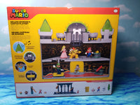 Super Mario - Deluxe Bowser's Castle Playset w/ Exclusive Bowser Figure