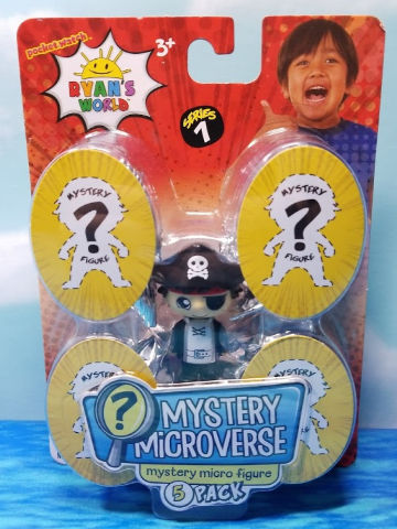 Ryan's World Mystery Microverse Blind Surprise 5 Pack - Pirate Ryan