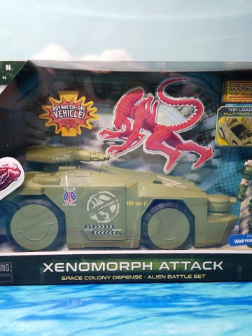 Alien Collection - Xenomorph Attack Space Colony Defense APC Vehicle Marine Sgt (Walmart Exclusive)