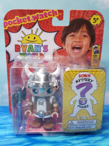 Ryan's World 3" Action Figure - Viking Ryan & Mystery Toy