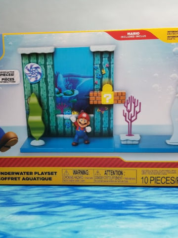 Super Mario - Underwater Playset w/ Mario Figure